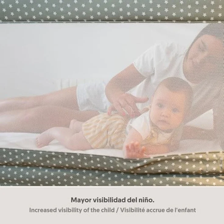 Interbaby Fallschutzgeländer für Kinderbetten, 150 cm, Starry Night, 3000 g, AZBR006 – Bild 5