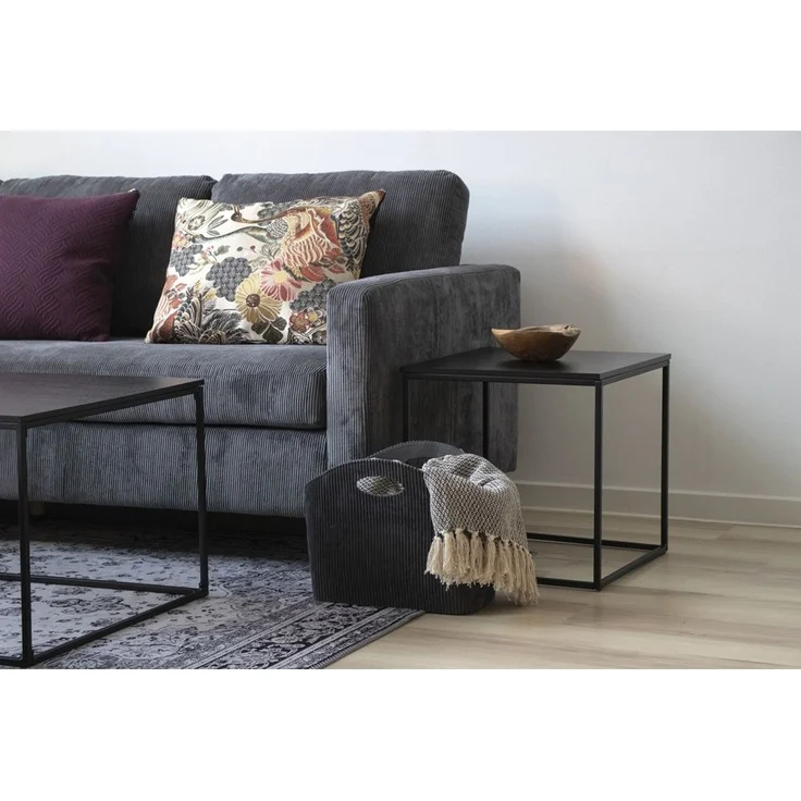 Teppich >Havanna< in Schwarz und weiß, Chenille-Polyester - 160x1x230cm (BxHxT) – Bild 3