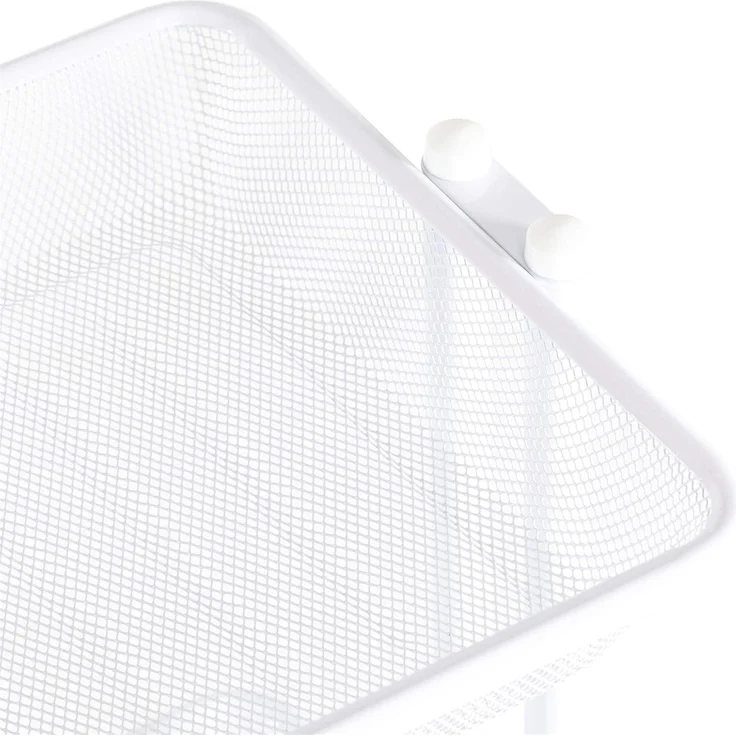 IDIMEX Servierwagen VALIENTE, Rollwagen mit 3 Körben für Küche & Badezimmer schmal Metall weiß – Bild 7