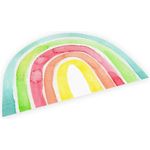 nikima Platzset stabiles Vinyl Tischset Regenbogen bunt Kinder Platzset abwaschbar, (1-St)