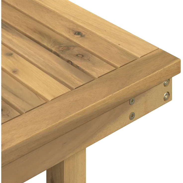 vidaXL Gartenkaffee Tisch aus massivem Akazienholz höhenverstellbar 901706 – Bild 7