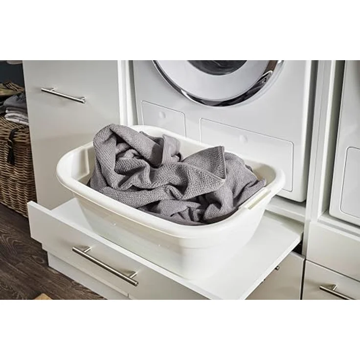 Laundreezy Mehrzweckschrank-Set Laundreezy, 4-tlg. Mehrzweckschrank-Set B/H/T 135/238/68 cm, (4-St), Breite 135 cm, Soft-Close-Funktion, höhenverstellbare Füße – Bild 3