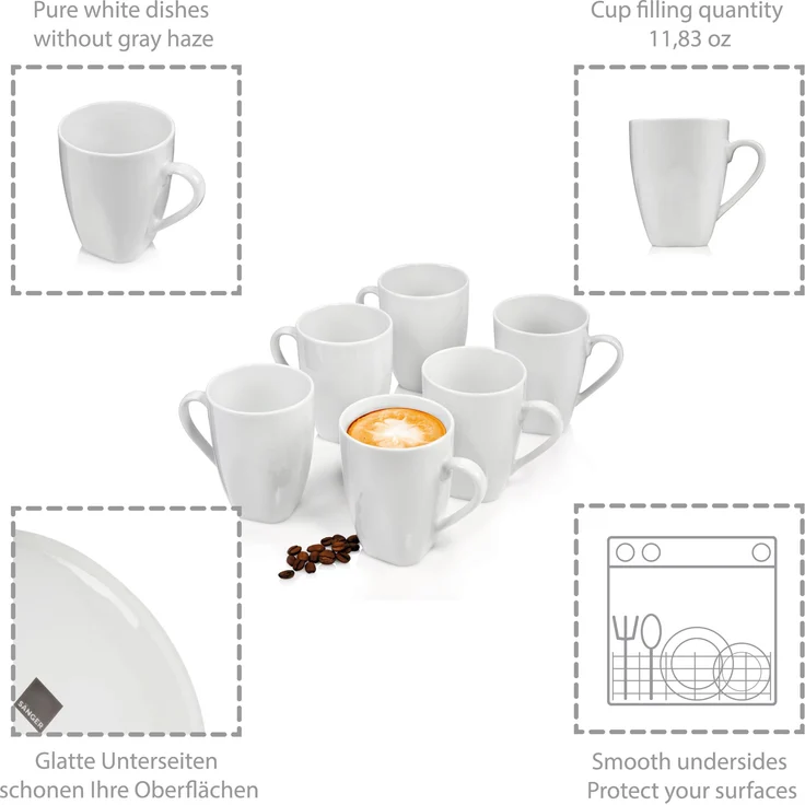 SÄNGER Kaffeebecher Set Bilgola 6 teilig – Bild 3