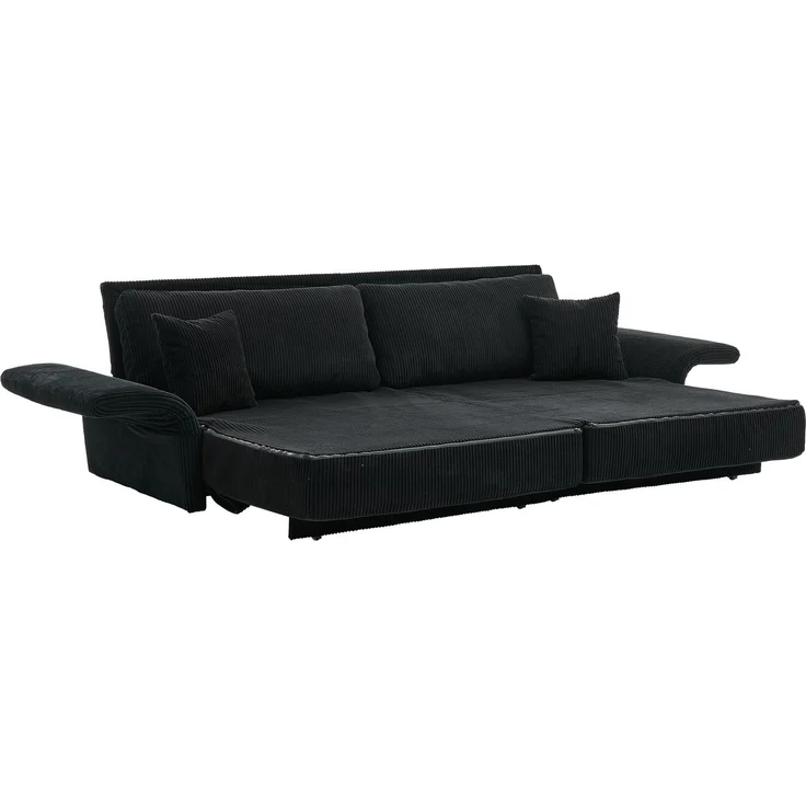 ZUBALIYA Schlafsofa 69.00x23.00 cm, mit Cordbezug, für Wohnzimmer und Apartments, mit stabilem Untergestell, Beige – Bild 15