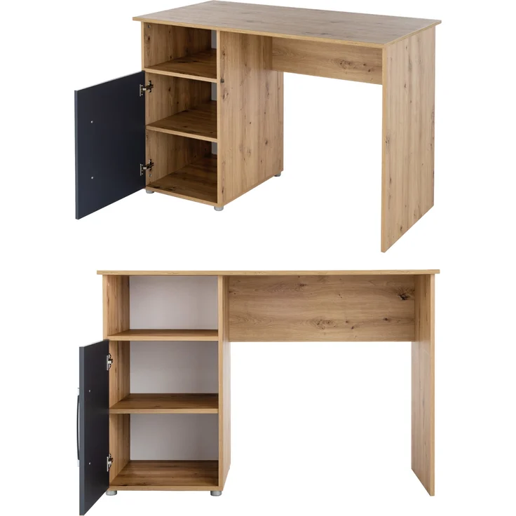 arthur berndt Jugendzimmer-Set Alessio, (Set, 4-tlg, Kleiderschrank mit Schubfächern, Regalelement, geräumiger Auszug), mit Melamin-Oberfläche – Bild 8