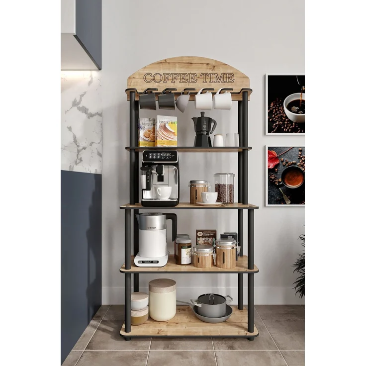 Skye Decor 'Time - Oak' Kaffeestation, Eiche, 69 x 160 x 39 cm – Bild 2