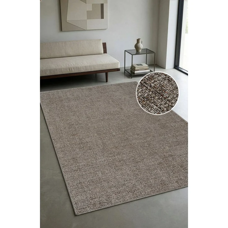 OTTO home Teppich Lennor, In- und Outdoor geeignet, Balkon, Camping, rechteckig, Höhe: 8 mm, Wetterfest & UV-beständig, meliert, Sisal-Optik, Esszimmer, Wohnzimmer – Bild 2