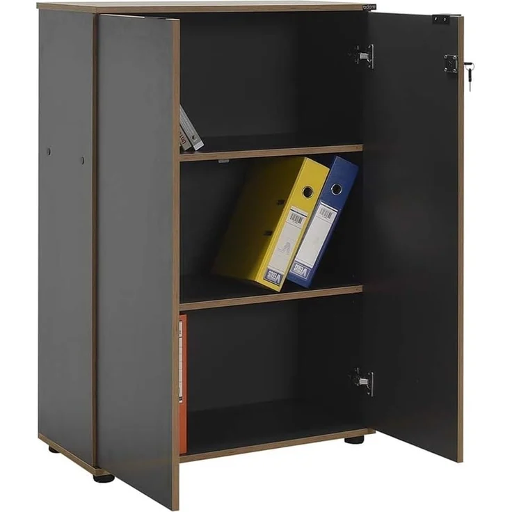 Skye Decor 'Rkt-332-Ax-1' Bücherregal, Anthrazit, 72 x 109 x 34 cm – Bild 3