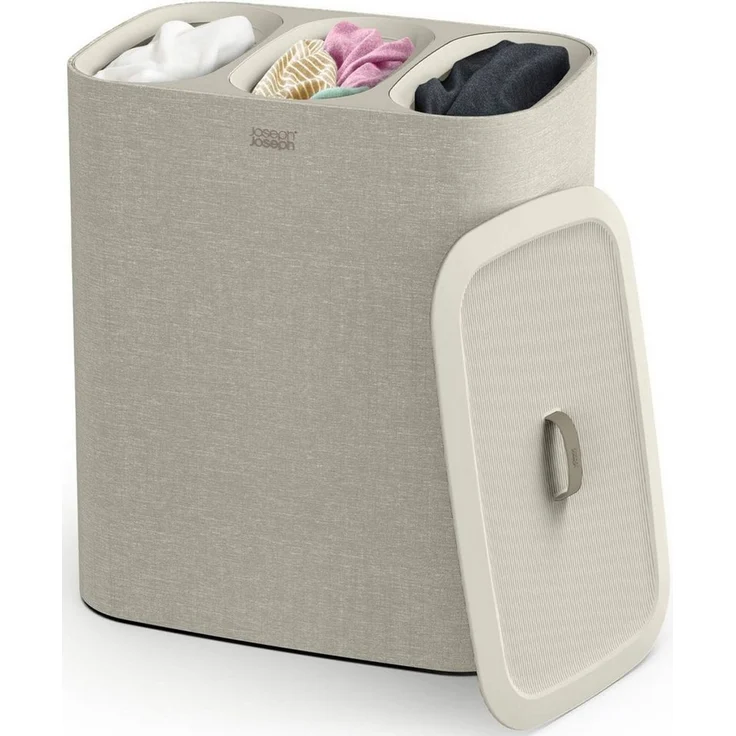 Joseph Joseph Tota Trio ecru 90L Wäschetrennkorb – Bild 1