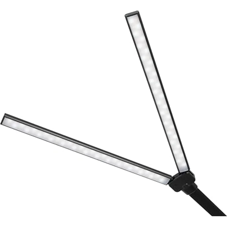 Hansa Nova LED Schreibtischlampe, schwarz, 20 W mit Tischklemme, dimmbar, automatischer Lichtsensor, 1200 Lumen – Bild 3