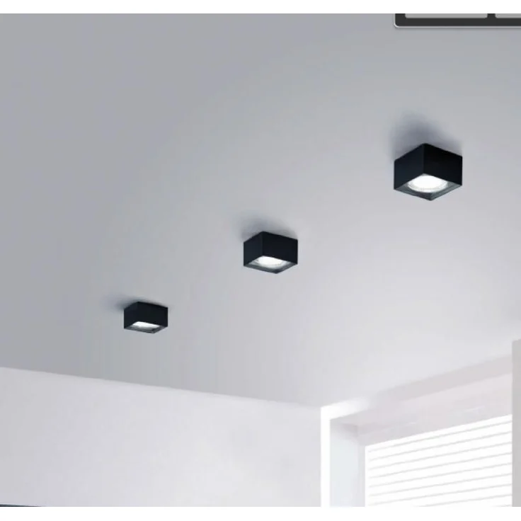 Helestra LED-Deckenleuchte KARI 12x12 cm schwarz 15/1945. 22 – Bild 1