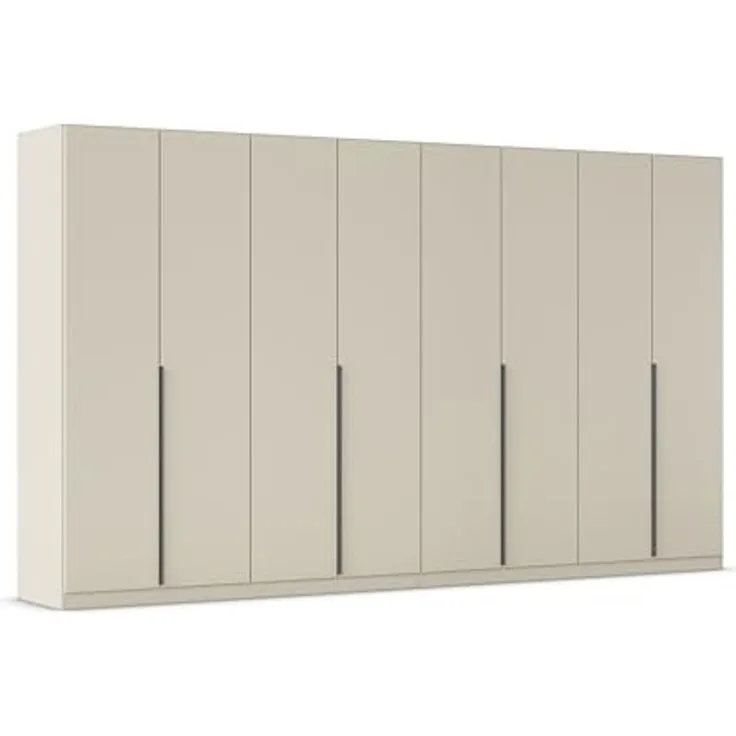 Rauch Möbel Alabama, Kleiderschrank für Schlafzimmer, Kinderzimmer, Wohnzimmer, Garderobe, Flur, 8-türig, mit Zubehör Basic, Farbe Beige, Breite 360 cm