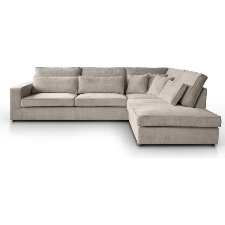 Beautysofa Ecksofa PARMA Die Lieferung beinhaltet die Lieferung in die Wohnung, im modernes Design, klassische Polsterecke inklusive Wellenfedern – Bild 4