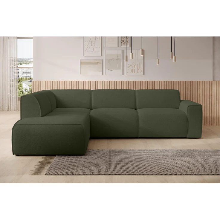 AX LIVING Couch Sofa L Form Didim L Grün – 292 cm, stilvoll & bequem L – Bild 2