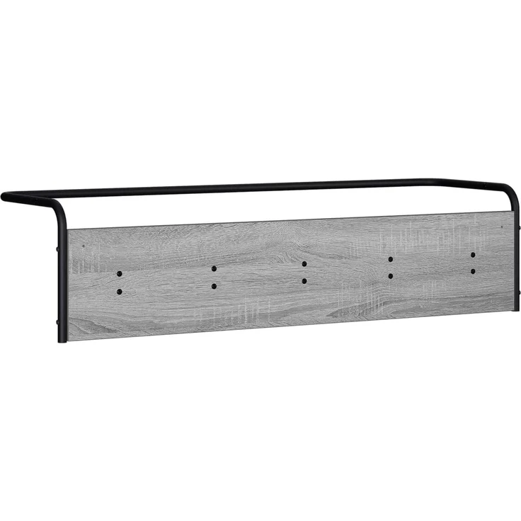 vidaXL Garderobenständer 100 x 30 x 25 cm Sonoma-Grau Holzwerkstoff 8014091 – Bild 4