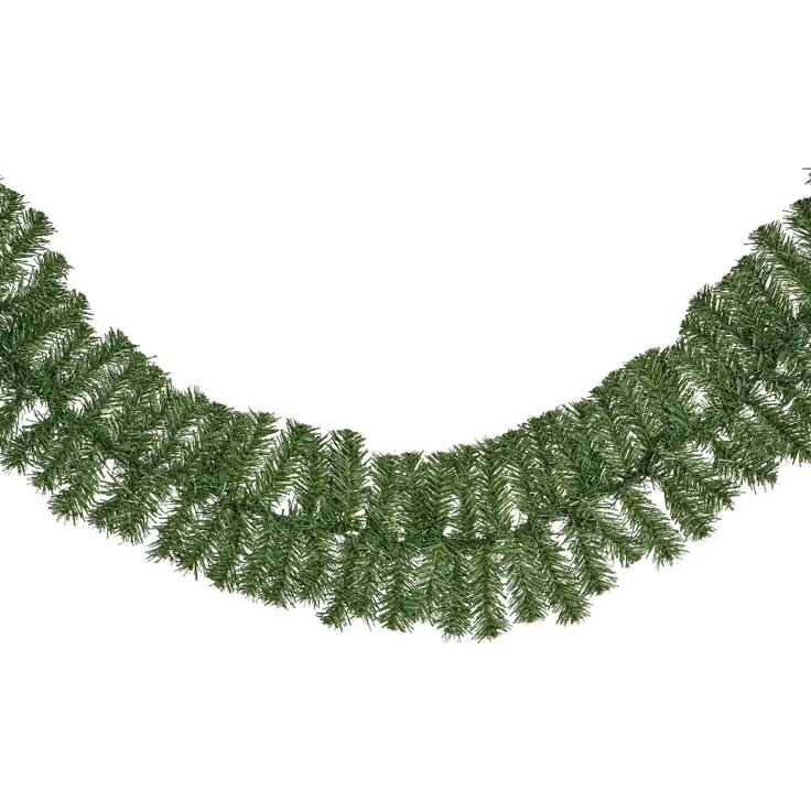 Everlands Imperial Tannengirlande light 270 x 9,5 cm grün für Innen und Außen