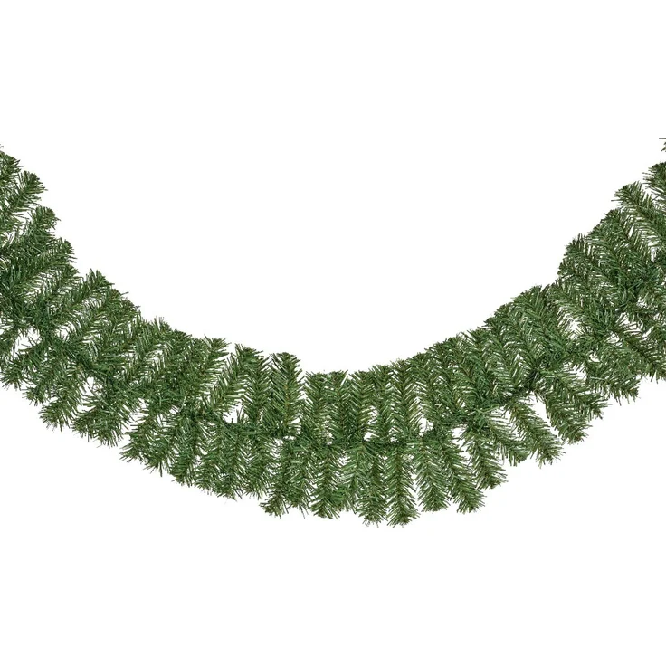 Everlands Imperial Tannengirlande light 270 x 9,5 cm grün für Innen und Außen