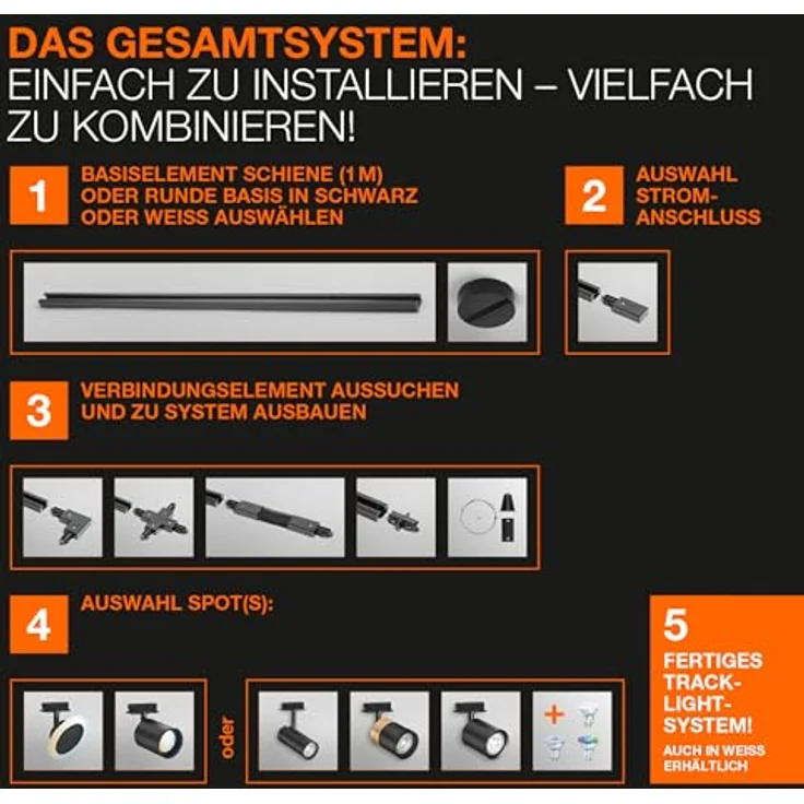 LEDVANCE Austauschbarer Reflektor für TRACKLIGHT SPOT REFLECTOR D85 SP, Zubehör-Reflektor mit hohem optischen Wirkungsgrad und Bajonettverschluss – Bild 4