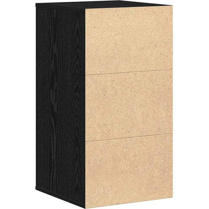 vidaXL Schubladenschrank Schwarz 40 x 41 x 76 cm Holzwerkstoff 868912 – Bild 6