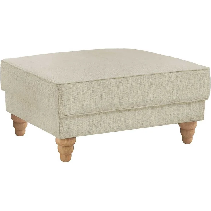 Hocker Cadiz / Charlotte A, Polyester, Beige, 100 x 45 x 80 cm