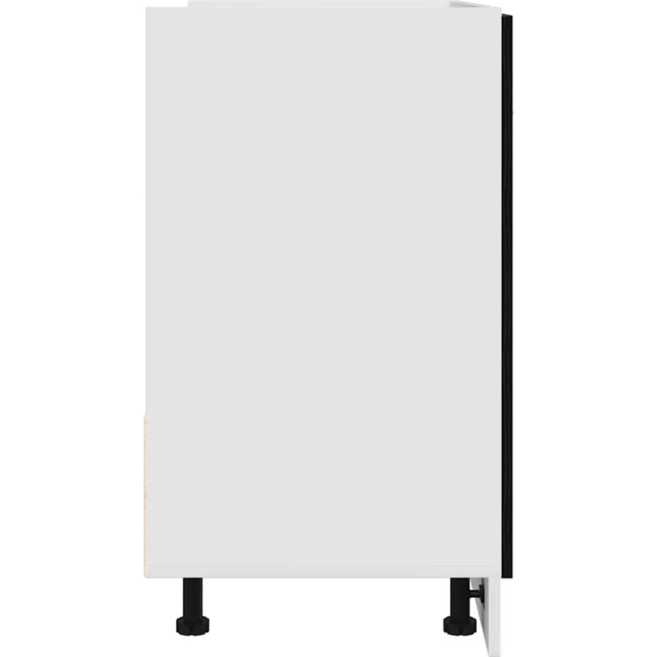 vidaXL Unterschrank für Spüle Schwarz Eiche 80x46x81,5 cm Holzwerkstoff 863227 – Bild 7