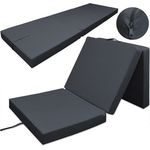 Klappmatratze Schaumpolsterung anthrazit 190 x 70 x 10 cm