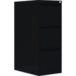Stahl Büro Hängeregistratur Schrank Bürocontainer 101 x 40 x 62 cm (HxBxT) mit 3 Schüben, einbahnig Schwarz 560319