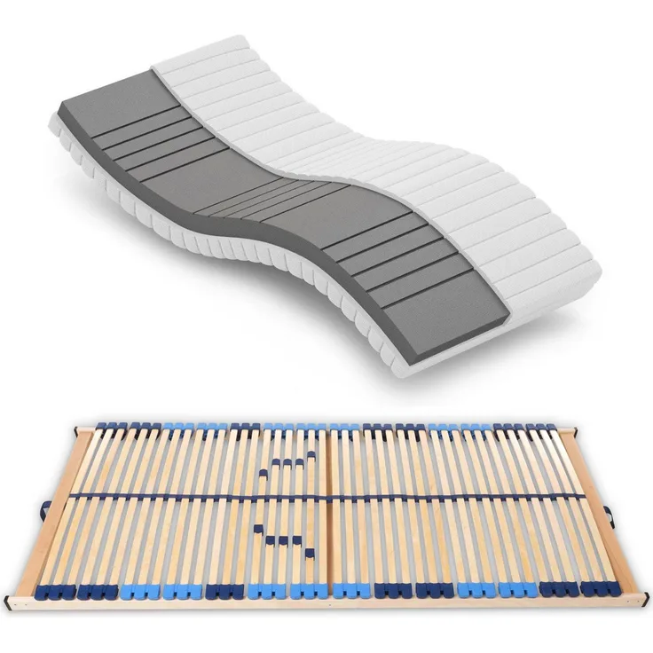 Matratzenset Betten-ABC KSP-500 - Das Original - 140x200 H2 Set + Lattenrost Superflex NV