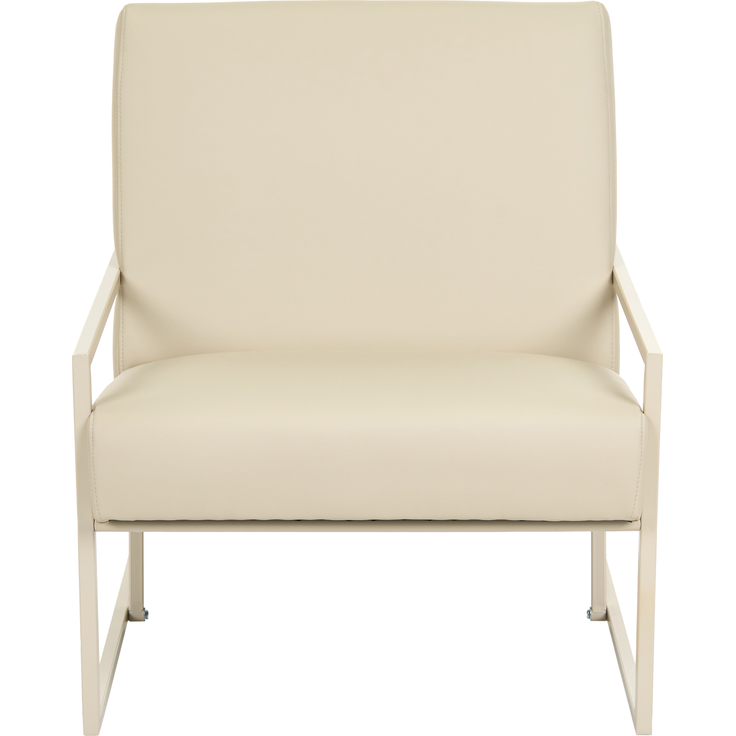 Sessel DELARY Kunstleder Beige – Bild 4