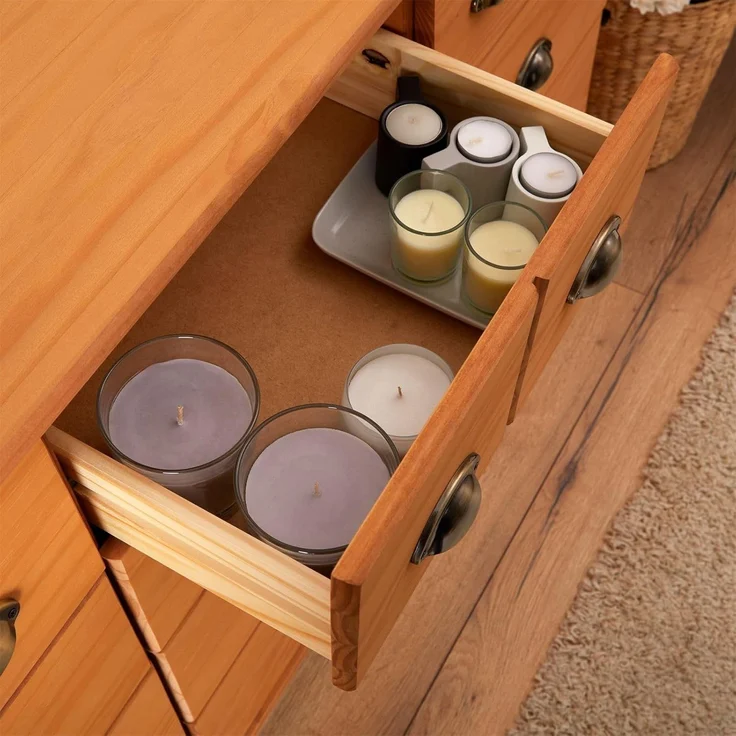 IDIMEX Kommode COLMAR, Schubladenschrank Kommode Apothekerschrank Sideboard mit 12 Schubladen – Bild 7