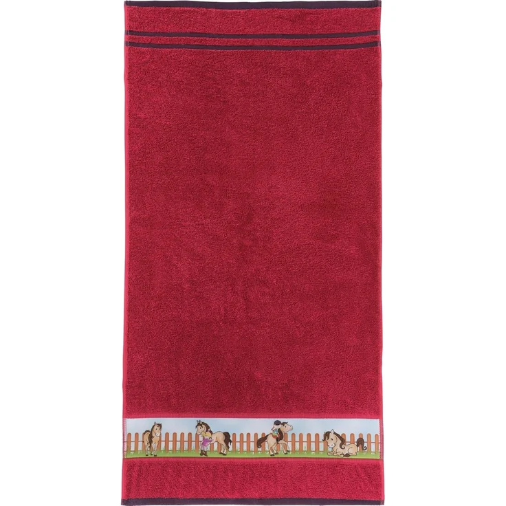 Erwin Müller Handtücher Kinder-Frottier-Set 3-tlg. (1 HT + 2 WH), (3-St), Walk-Frottier Uni – Bild 2