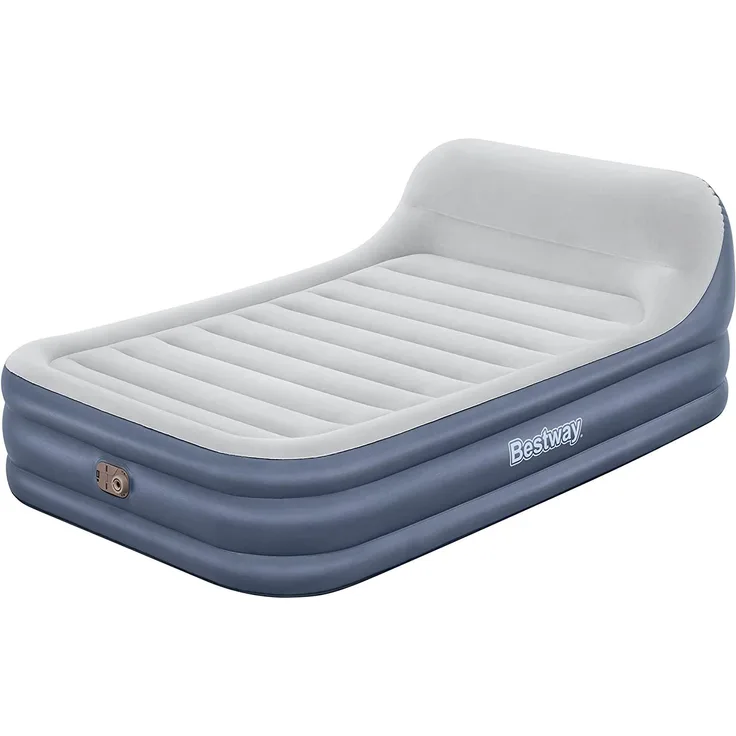TriTech® Doppelluftbett SleekFlow™ mit Kopfteil & integrierter Elektropumpe 226 x 152 x 84 cm
