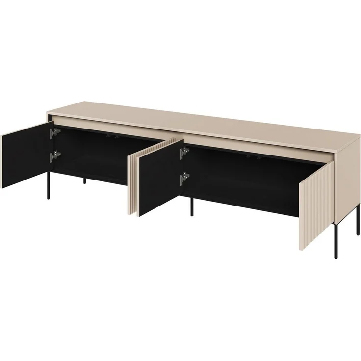 Compleo TV-Schrank FLORE, TV-Tisch, 4 Türen, Modern Wohnzimmer – Bild 2