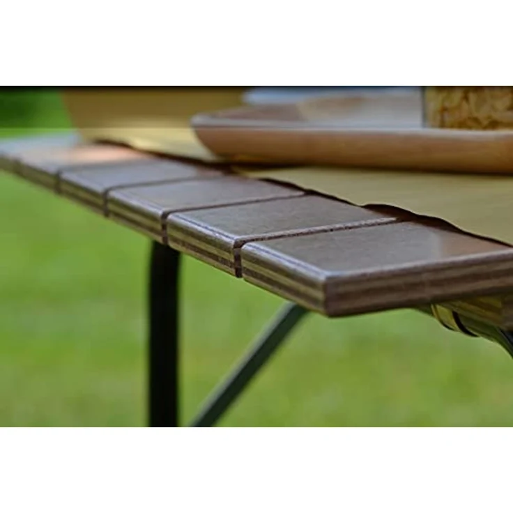 Castelmerlino 280 Folding Okumè table cm 100x60 – Bild 5