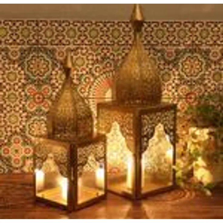 Orientalisches Windlicht Modena Gold L&M – Bild 2
