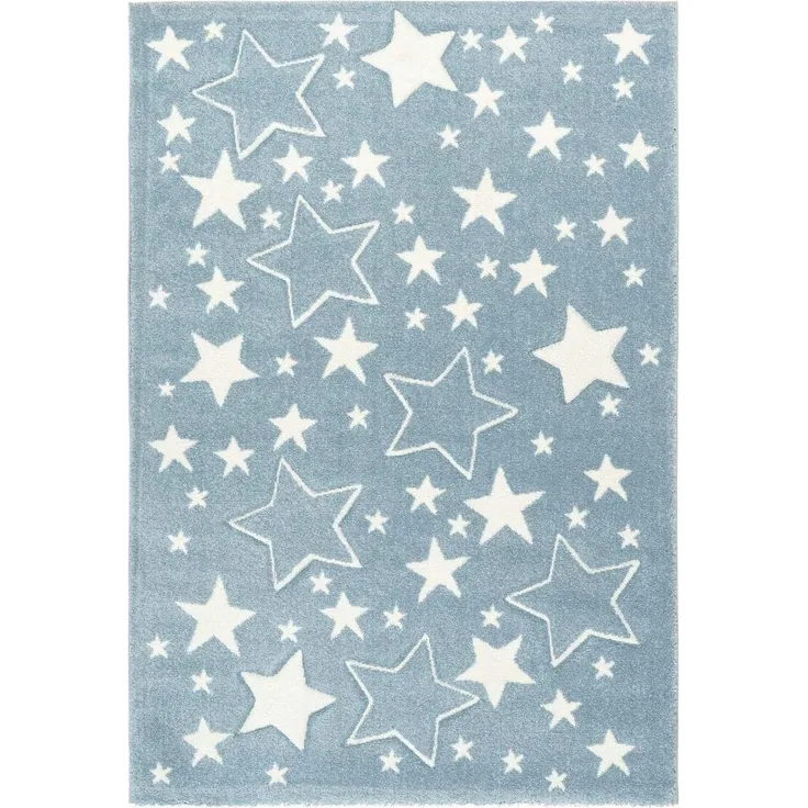 Teppich SchoenesWohnen24 Australia - Tamworth Blau 80x150 cm