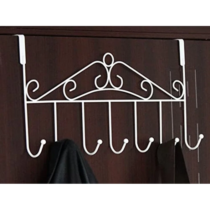BAYLI Türgarderobe 2er Set 42,5cm Türgarderobe Metall für Montage über der Tür, Kleiderh – Bild 3