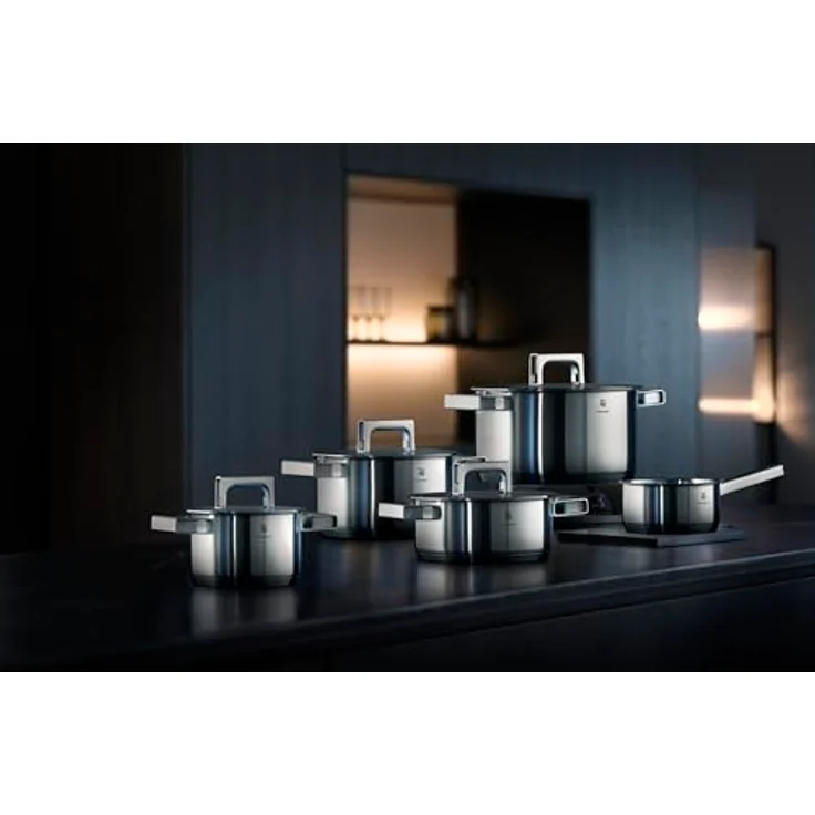Kochtopf-Set Ultimate Cool 9-tlg, Edelstahl, Silber, 29 x 28 x 51 cm – Bild 5