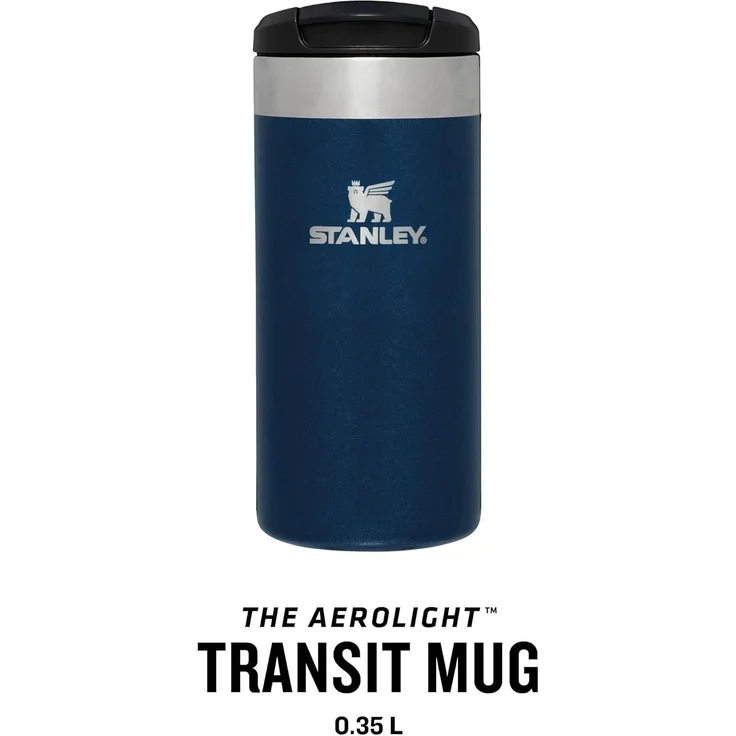Stanley Isolierbecher The Aerolight Transit mug 0,35l Royal Blue Metallic – Bild 3