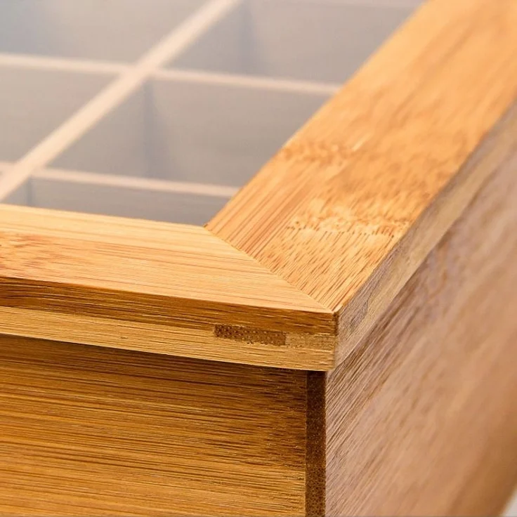 Teebox Bambus lackiert 6 und 8 Fächer – Bild 5