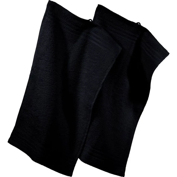 REDBEST Gästehandtuch Gästetuch 2er-Pack, Frottier (2-St), Walk-Frottier Uni – Bild 2