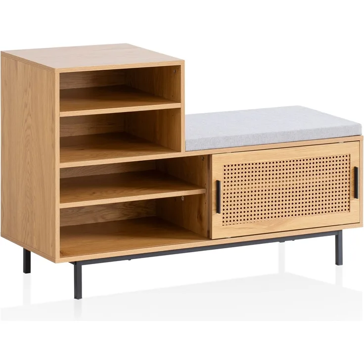 Schuhbank mit Sitzfläche 75,5 x 40 x 120 cm