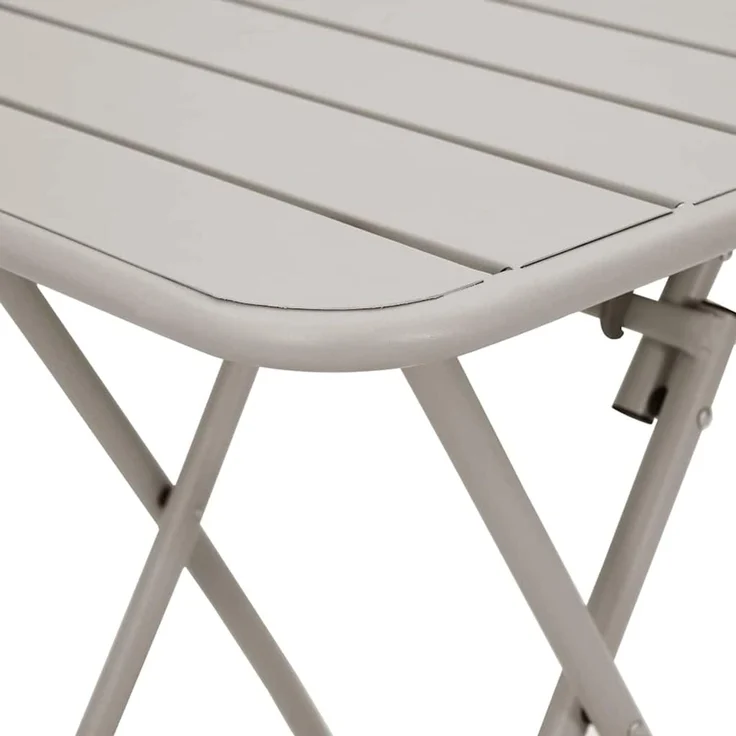 vidaXL Bistrotisch Beige 55 x 55 x 72,5 cm Pulverbeschichteter Stahl 42002947 – Bild 7
