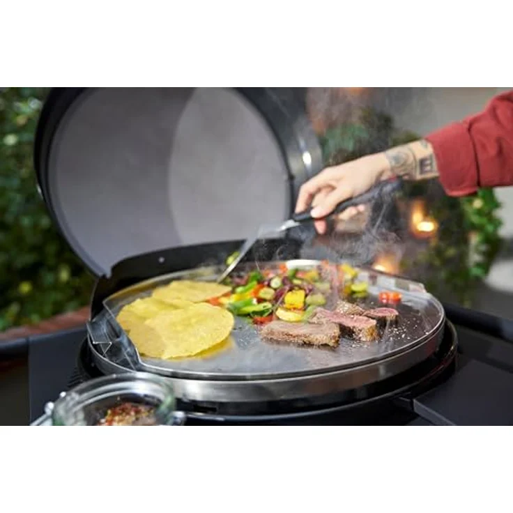 Patio Bistro E2Coal Grillplatte, Schwarz, 38.1 x 38.1 x 0.9 cm – Bild 6