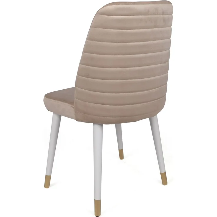 Skye Decor 'Hugo-407 V4' Stuhlset (4-teilig), Creme / Weiß, 50 x 90 x 49 cm – Bild 5