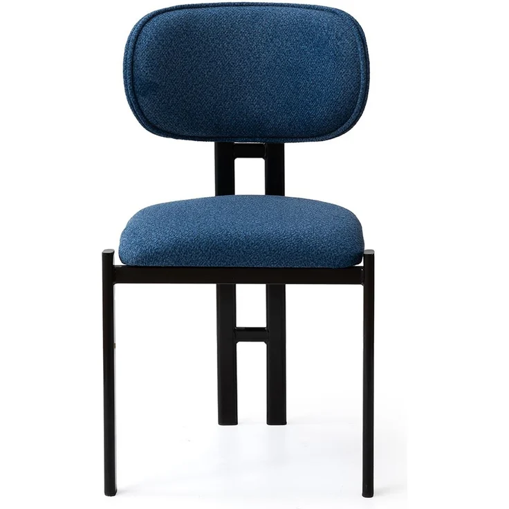 Skye Decor 'Muriz - 4969' Stuhlset (2-teilig), Marineblau / Schwarz, 43 x 83 x 47,5 cm – Bild 2