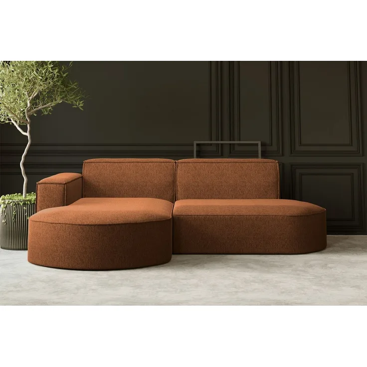 Kaiser Möbel Ecksofa Designer MODENA STUDIO L stoff Poso und Neve
