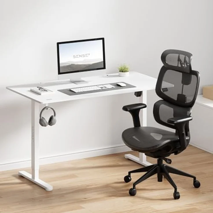 SENSE7 Nobu Ergonomischer Bürostuhl – Innovatives Rückenstützsystem, 3D-verstellbare Armlehnen, Wippfunktion, Atmungsaktives Mesh, Gesunde Haltung, Komfort für Büro und Gaming, Stabil – Bild 3