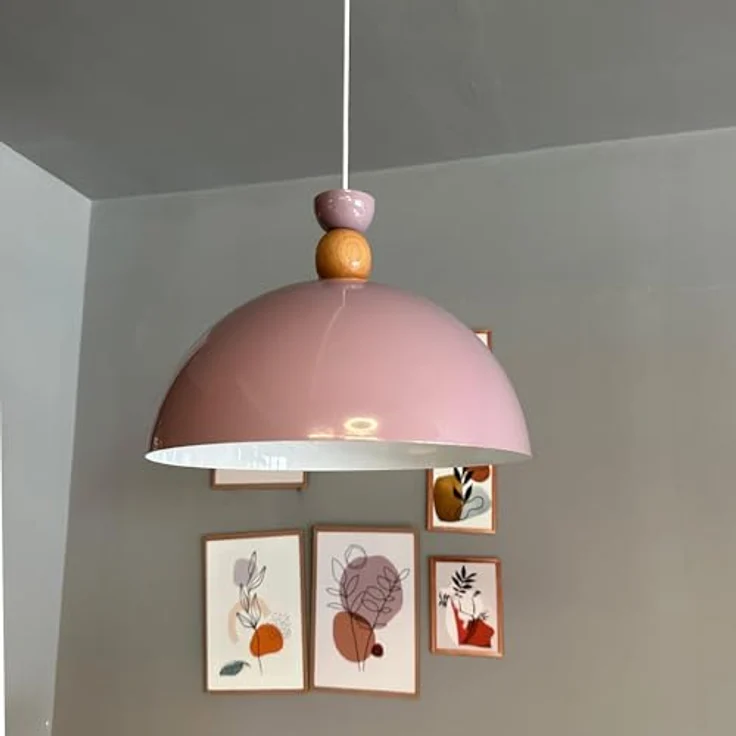 Bamyum Pendelleuchte Pendelleuchte Yimpi Hängelampe Industrial Ø30 cm, E27, Moderne Lampe, ohne Leuchtmittel, E27, Dimmbar, Einstellbare Kabellänge – Bild 4