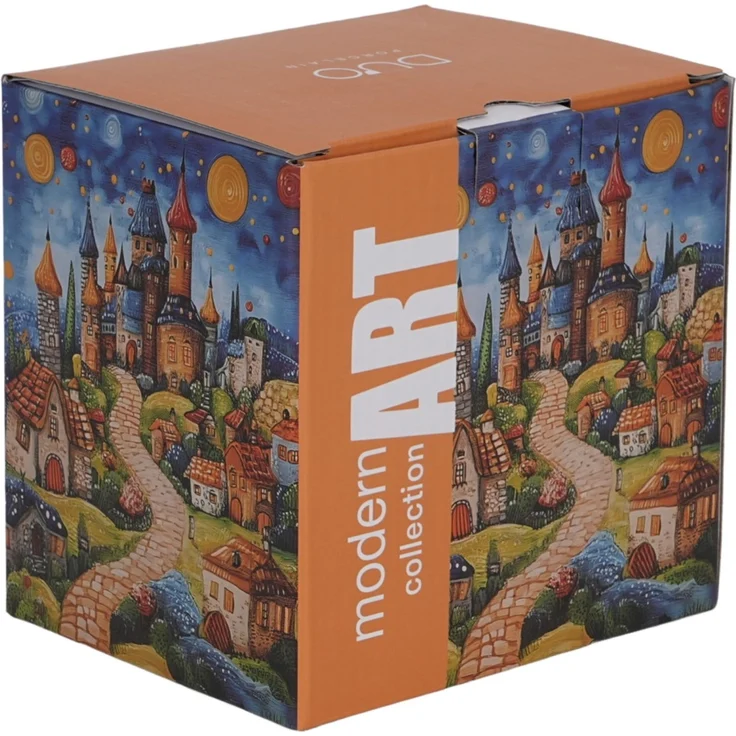 DUO Becher 450 ml mit Teesieb MODERN SLEEPY KINGDOM New Bone China Porzellan – Bild 6